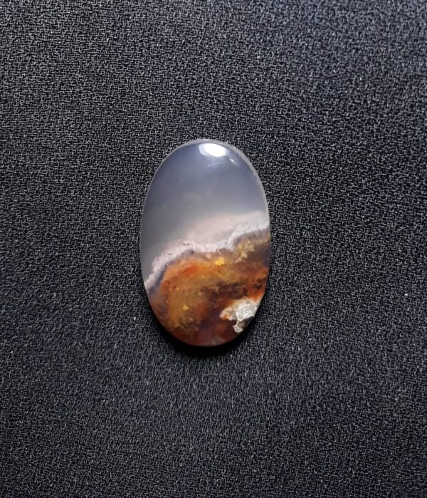 18.2ct Moss Agate - Golden Moss Agate - 24.2x15.5x6mm