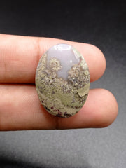 35.3ct Moss Agate - Green Moss Agate - 29x21.2x7.5mm