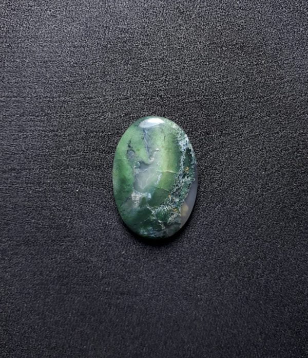 28ct Moss Agate - Green Moss Agate - 29.5x20x6mm