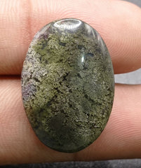 29.9ct Moss Agate - Green Moss Agate - 28x19x9mm