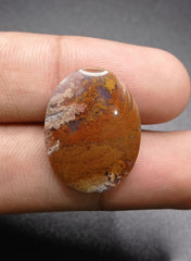 18.8ct Moss Agate - Orang Moss Agate - 25.5x19.5x5mm