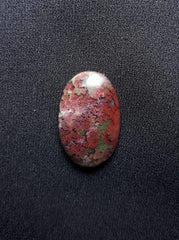 21.3ct Moss Agate - Red Moss Agate - 26x16.5x6.2mm