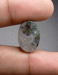 16.3ct  Moss Agate - Green Moss Agate - 20x14x6.5mm