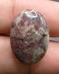 22.2ct Moss Agate - Red Moss Agate - 23.5x17x8mm