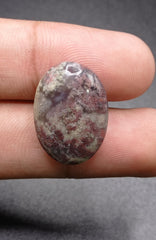 22.2ct Moss Agate - Red Moss Agate - 23.5x17x8mm