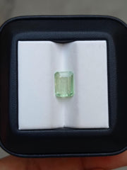 2.1ct Natural Light Green Tourmaline Gemstone - October Birthstone - 10x8x3mm