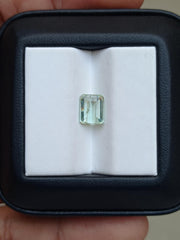 1.95ct Natural Light Green Tourmaline Gemstone - October Birthstone - 8x6x4mm