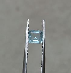 1.35ct Aquamarine - Aquamarine Crystal Fancy Cut - March Birthstone - 6x7mm