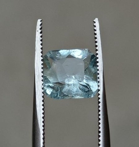 2ct Aquamarine - Aquamarine Crystal Fancy Cut - March Birthstone - 8mm