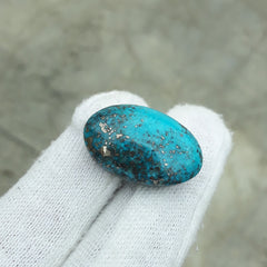 Natural Turquoise with Pyrite - Blue Matrix Turquoise - Shajri Feroza-35Ct