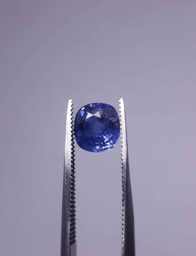 2.20ct Blue Ceylon Sapphire for Sale - Natural Srilanka Blue Sapphire - September Birthstone - 7.4x7x5mm
