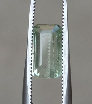 2.45ct Natural Light Green Tourmaline Gemstone - October Birthstone - 10x5x5mm