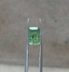 2.5 克拉天然绿色碧玺宝石 - 十月诞生石