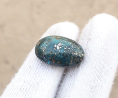 Natural Turquoise with Pyrite - Blue Matrix Turquoise - Shajri Feroza-20.65Ct