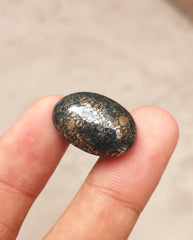 Natural Turquoise with Pyrite - Blue Matrix Turquoise - Shajri Feroza-24.40Ct