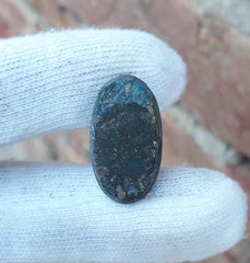 Natural Turquoise with Pyrite - Blue Matrix Turquoise - Shajri Feroza-26Ct