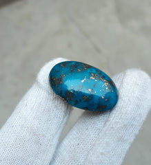 Natural Turquoise with Pyrite - Blue Matrix Turquoise - Shajri Feroza-30Ct