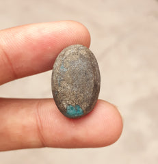 Natural Turquoise with Pyrite - Blue Matrix Turquoise - Shajri Feroza-32Ct