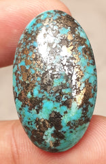 Natural Turquoise with Pyrite - Green Matrix Turquoise - Shajri Feroza-42Ct