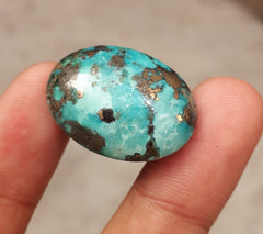 Natural Turquoise with Pyrite - Green Matrix Turquoise - Shajri Feroza-42.50Ct