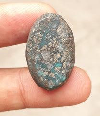 Natural Turquoise with Pyrite - Green Matrix Turquoise - Shajri Feroza-45.80Ct