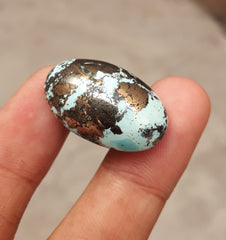 Natural Turquoise with Pyrite - Green Matrix Turquoise - Shajri Feroza-50Ct