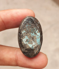 Natural Turquoise with Pyrite - Green Matrix Turquoise - Shajri Feroza-81.60Ct