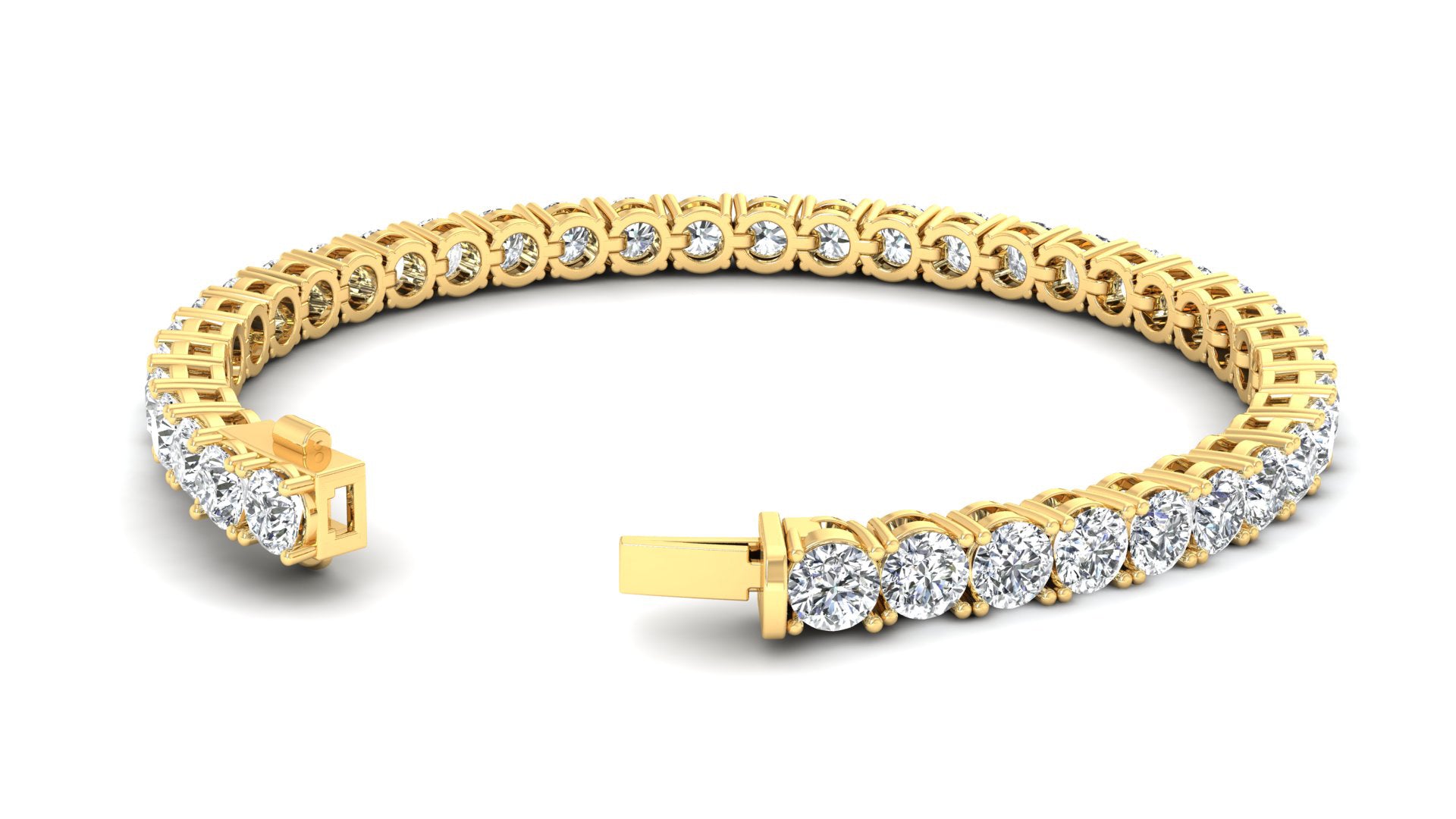 Natural Diamonds Tennis Bracelet - 3.5mm