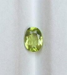 1.40ct Peridot Gemstone- Olivine - Chrysolite Gem - August Birthstone - 7.8x5.5x3.5mm