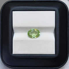 2.45ct Peridot Gemstone- Olivine - Chrysolite Gem - August Birthstone - 10x7.5x5mm