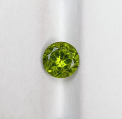 3.3ct Peridot Gemstone- Olivine - Chrysolite Gem - August Birthstone -  10x10mm