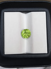 2.3ct Peridot Gemstone- Olivine - Chrysolite Gem - August Birthstone -  9mm