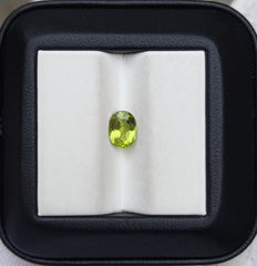 1.50ct Peridot Gemstone- Olivine - Chrysolite Gem - August Birthstone - 8x6x3.6mm