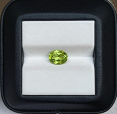 2.20ct Peridot Gemstone- Olivine - Chrysolite Gem - August Birthstone - 9x7x4.5mm