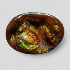 Rare Agate De Feugo -  Rare Fire Agate Oval Shape