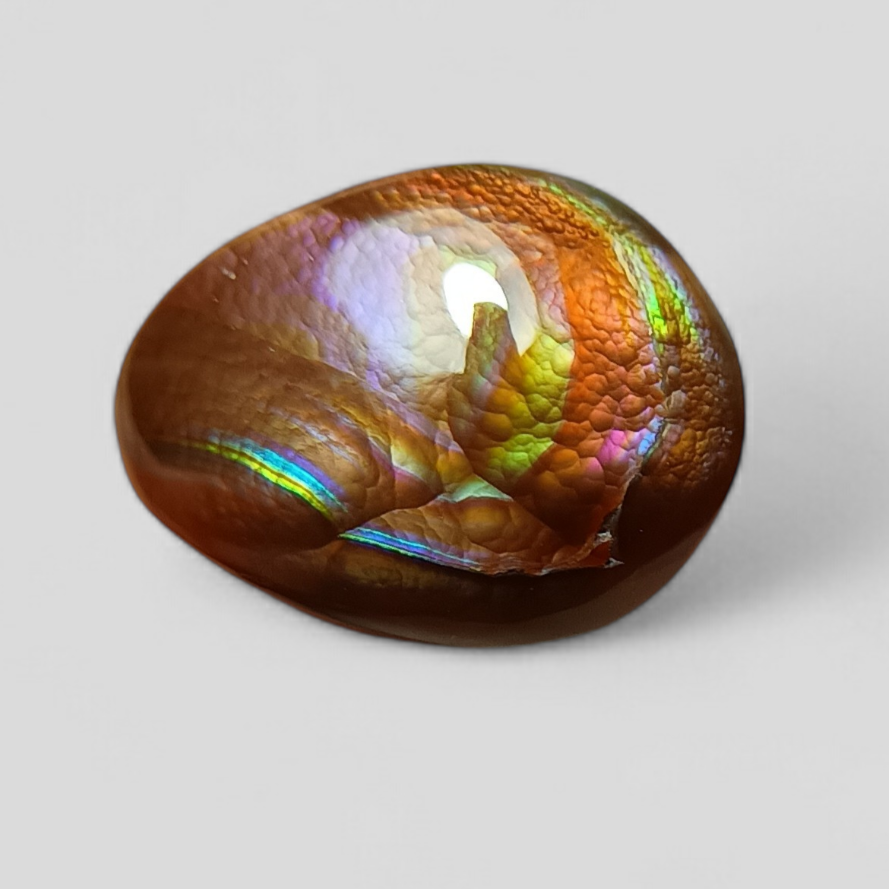 Rainbow Fire Agate Rare Gemstone - Agate De Feugo