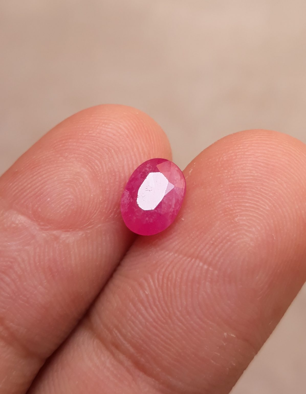 1.8ct Ruby - Pink Ruby - Yaqoot, RatnaRaj, Yakkut - July Birthstone - 8x6.2mm