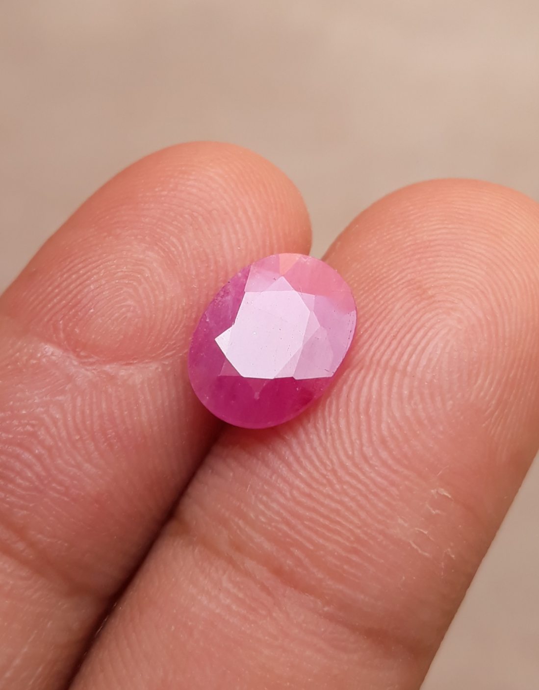 3.1ctRuby - Pink Ruby - Yaqoot, RatnaRaj, Yakkut - July Birthstone - 10.7x8mm
