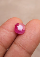 3.4ct Ruby - Pink Ruby - Yaqoot, RatnaRaj, Yakkut - July Birthstone - 8x8mm