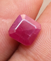3.4ct Ruby - Pink Ruby - Yaqoot, RatnaRaj, Yakkut - July Birthstone - 7.9x7.9mm