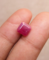 3.4ct Ruby - Pink Ruby - Yaqoot, RatnaRaj, Yakkut - July Birthstone - 7.9x7.9mm