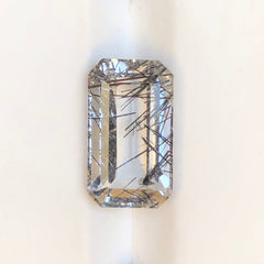 7.3 قيراط من الكوارتز التورماليني الأسود - كوارتز روتيل أسود