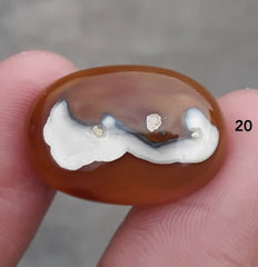 20ct Jasper - Scenic Jasper Cabochon - 23.2x16mm