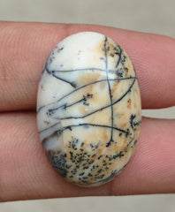 39.4ct Jasper - Scenic Jasper Cabochon - 32x21x7mm