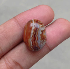 33.8ct Agate with Quartzite - Enhydritic Agate  - Sulaimani Aqeeq - 23x17x11mm