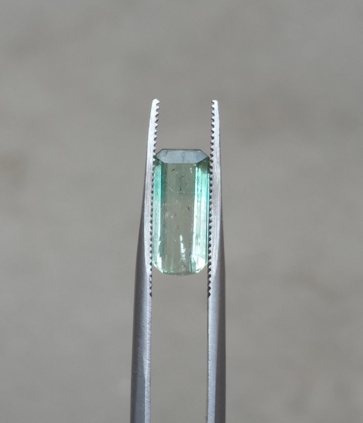2.7ct Natural Bi-Color Tourmaline Gemstone - October Birthstone - 13x6x4mm