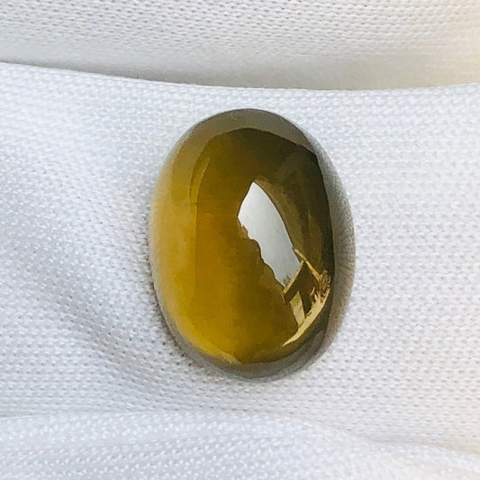 Natural Vesuvianite Solar Gemstone - Vesuvianite Cabochon - 14x10x6mm