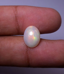 2.8ct Opal for Sale - White Fire Opal - Welo Opal - October Birthstone - 12x9mm