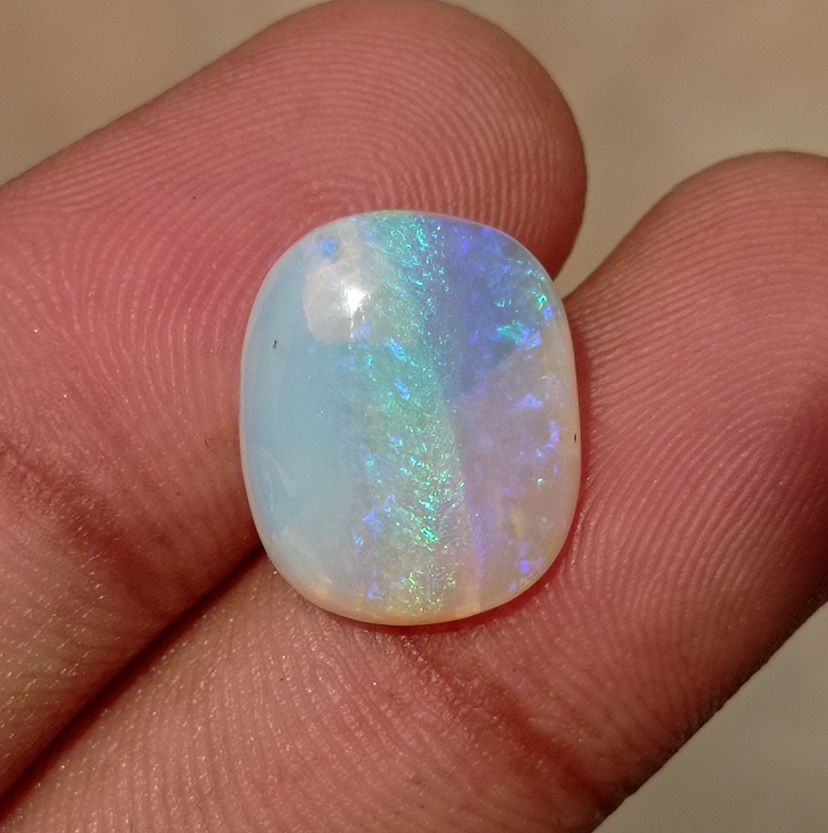 6.3ct Opal for Sale - Natural Lighting Ridge Australian Opal - October Birthstone - 16x13mm