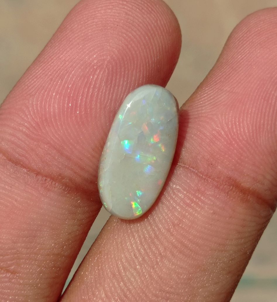 Opal for Sale - Natural Lighting Ridge Australian Opal - October Birthstone - 17x9mm